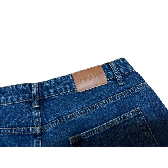 White Fox Bella Denim Shorts Dark Blue XL - Picture 6 of 6